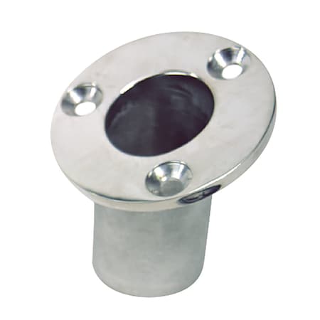 Sea-Dog Flush Mount Flagpole Socket-25degree-1-1/4" ID-316 Stainless Steel 491713-1